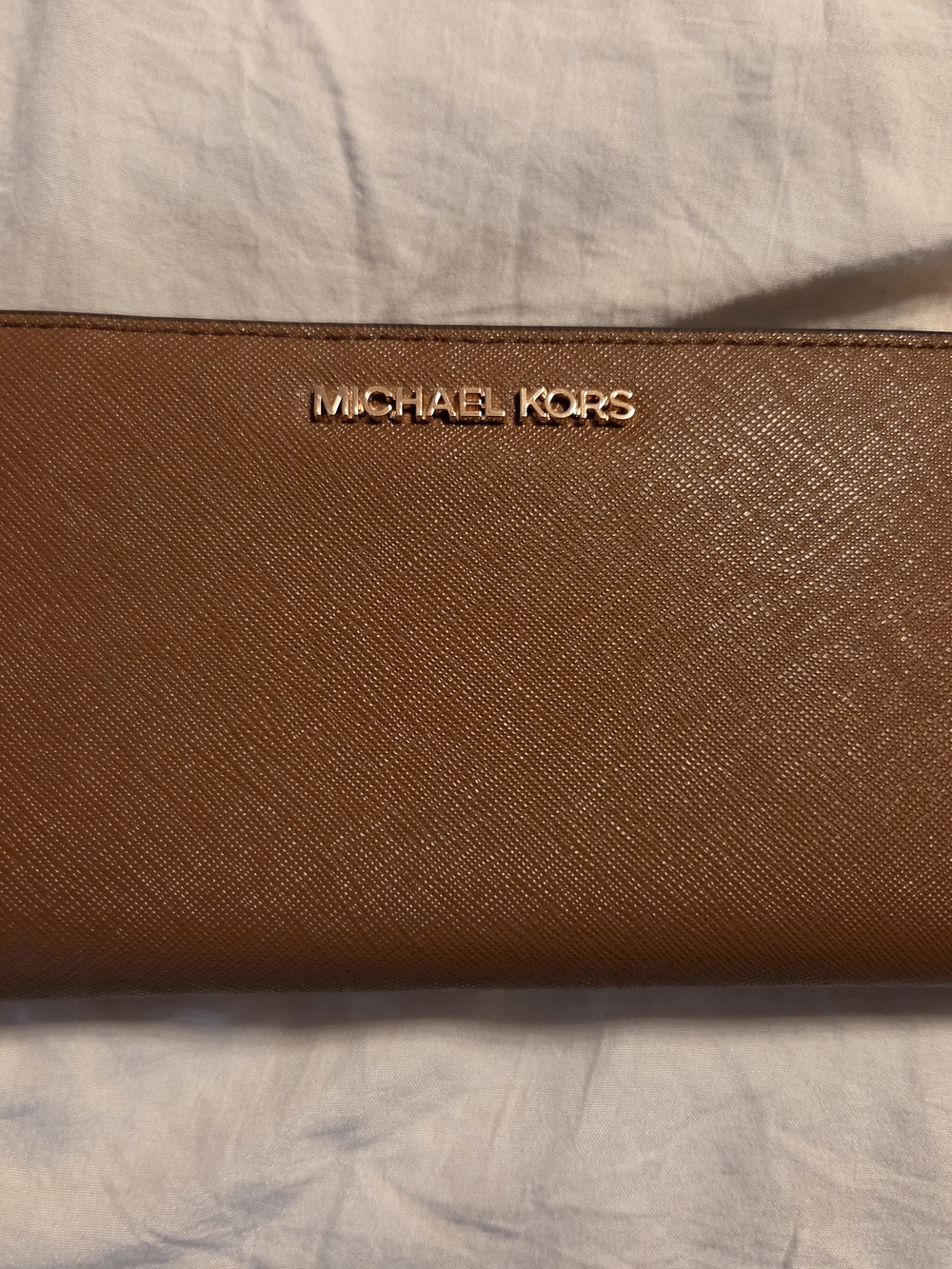 Michael Kors Men’s Brown Saffiano Leather Wallet